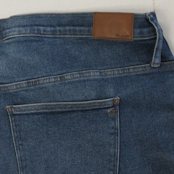 MADEWELL 10" High-Rise Skinny Raw Hem Denim Jeans Womens Plus Size 37 Button Fly - Picture 10 of 13